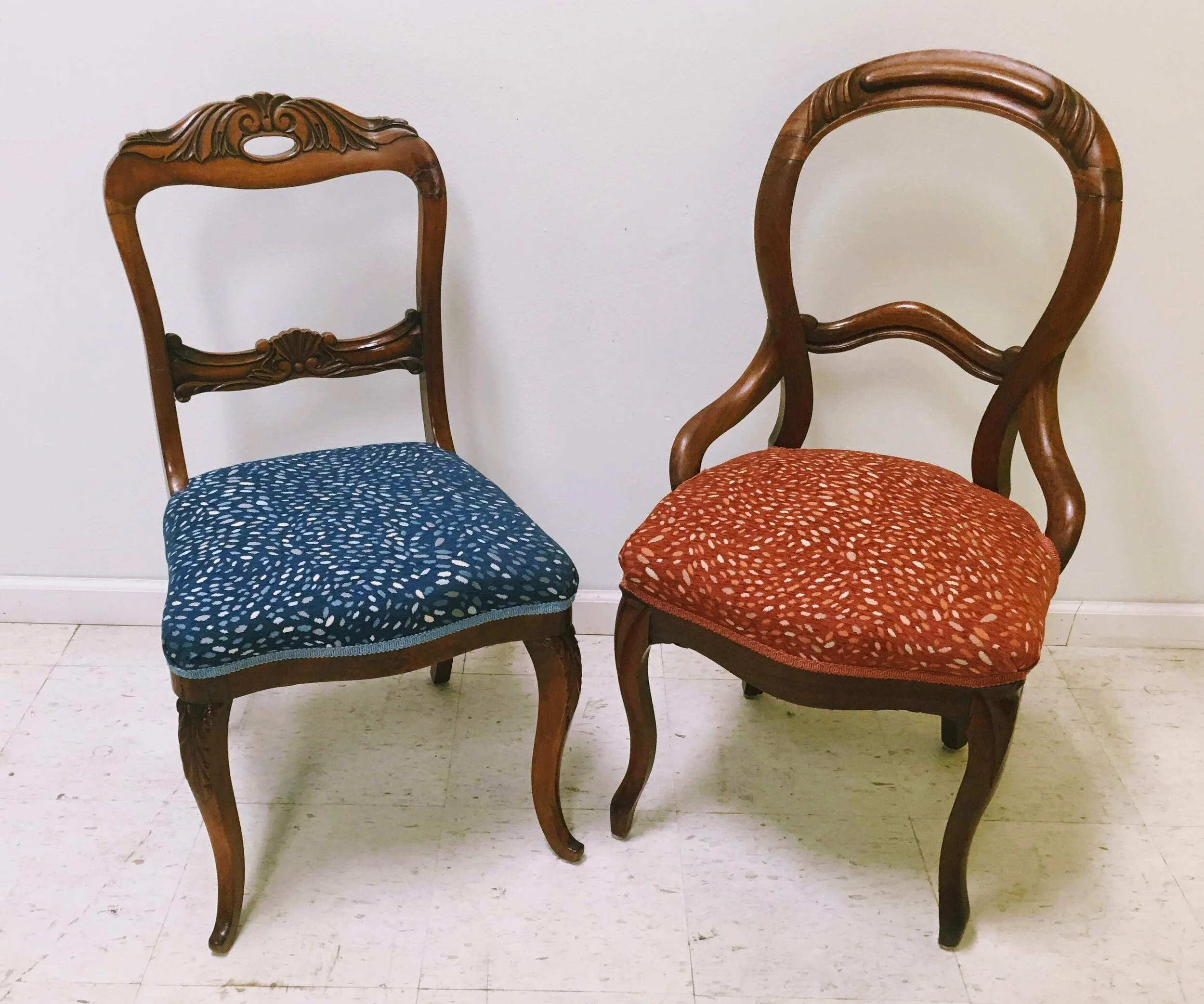 Queen Anne side chairs