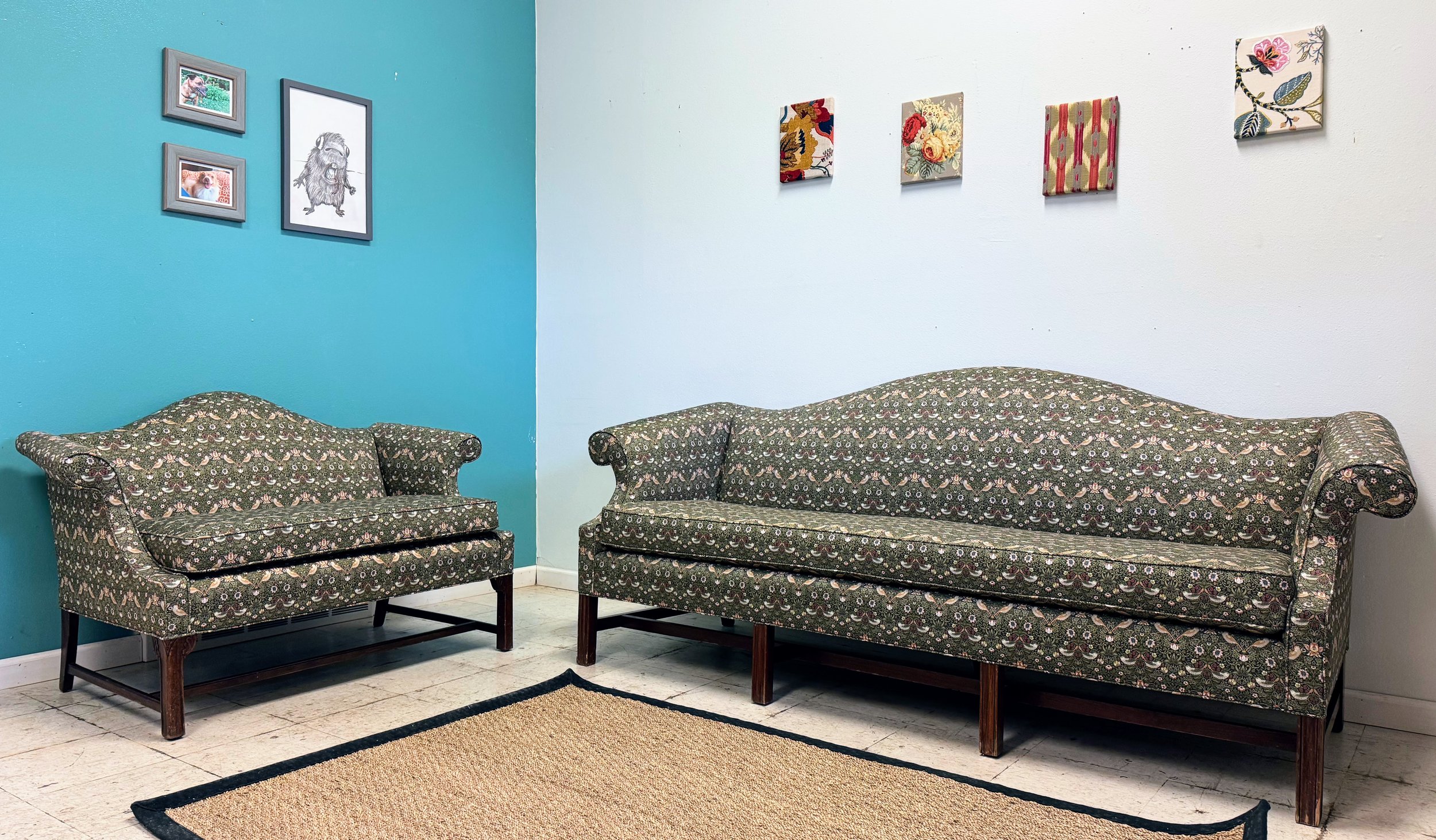 camelback sofa and loveseat set