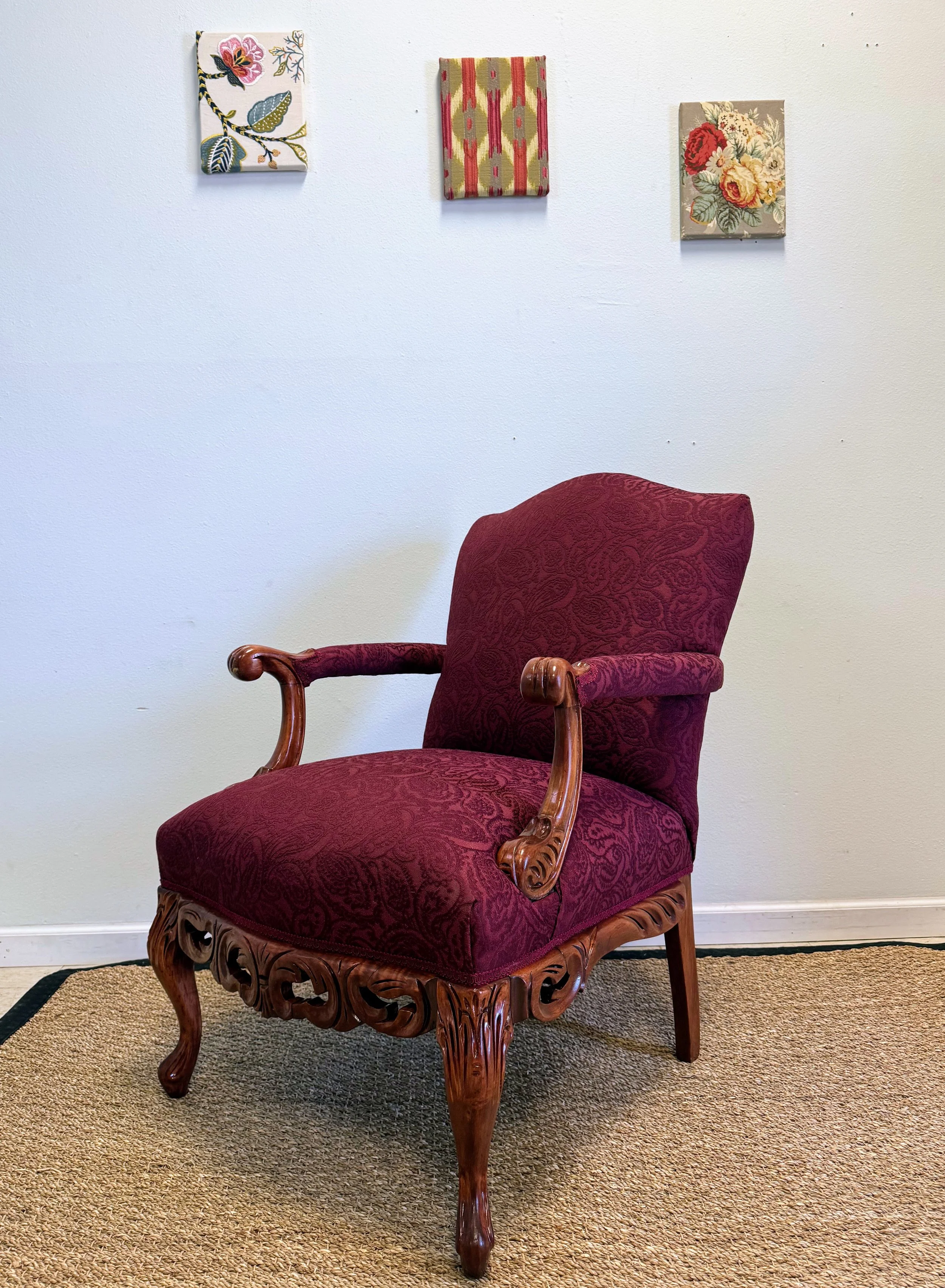 Queen Anne occasional chair