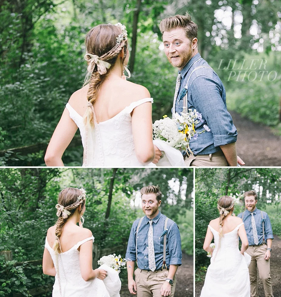 Austin+Hannah+Chicago-DIY-Wedding-Photography_0025_First-Look-Reaction-LILLERPHOTO