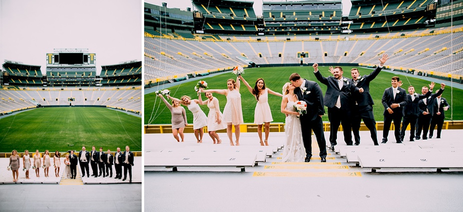 Green Bay, Lambeau Field Wedding - Milwaukee Wedding Photographer