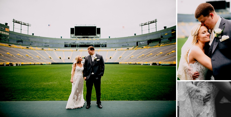 Green Bay, Lambeau Field Wedding - Milwaukee Wedding Photographer