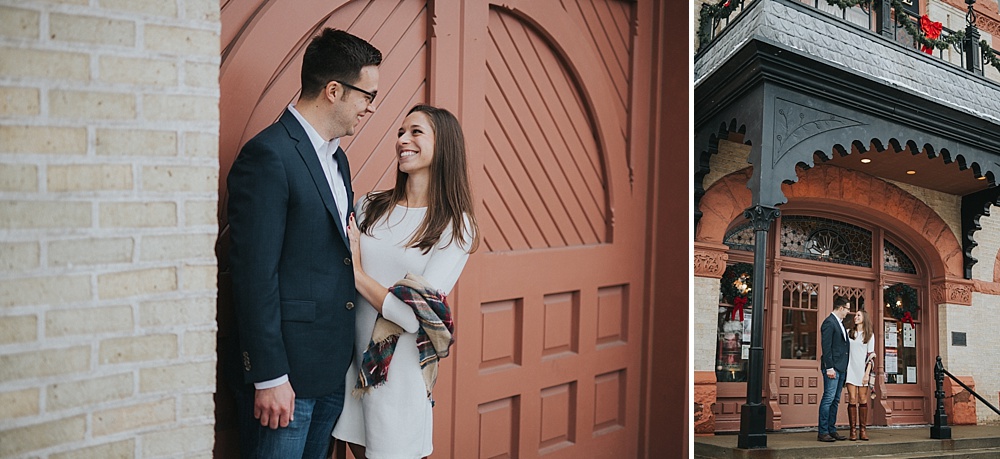 Woodstock Engagement Session - Winter Engagement Session - Liller Photo - Milwaukee Wedding Photographers