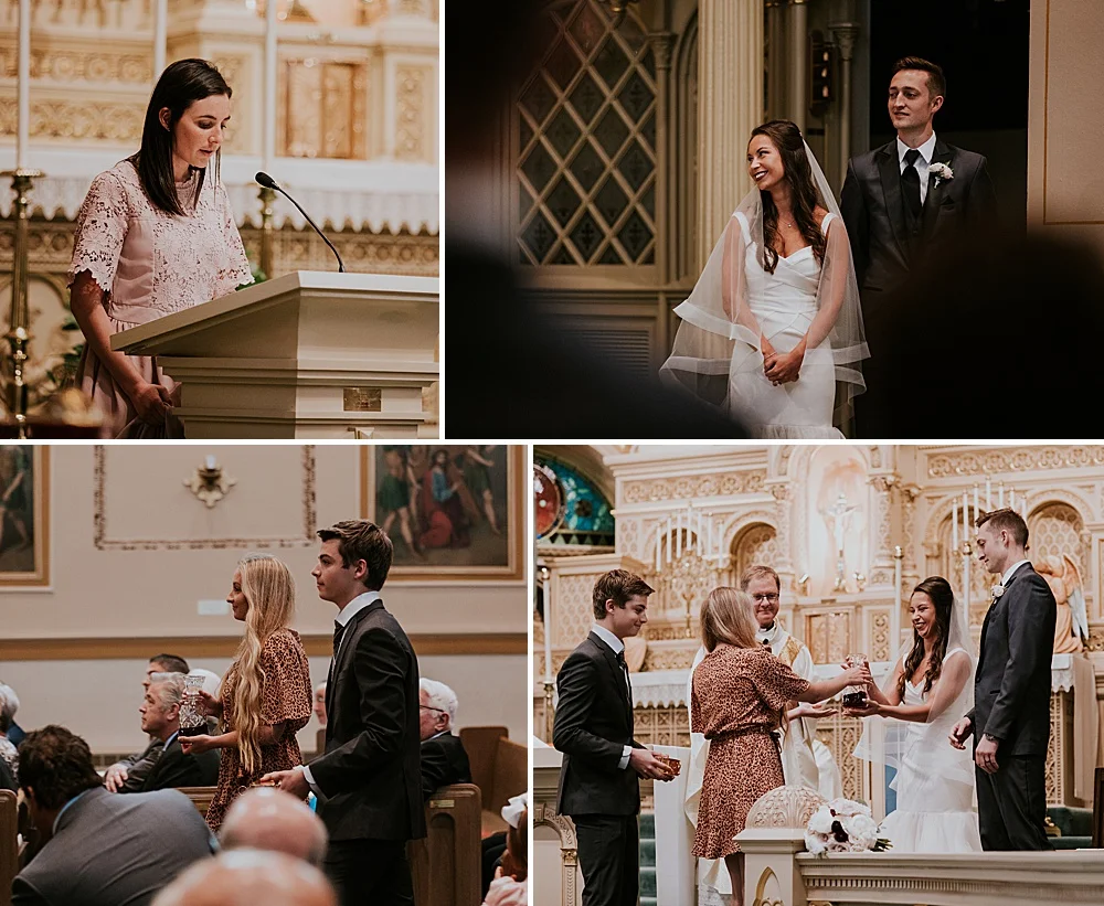 milwaukee photographer - old saint mary's parish - milwaukee county historical society wedding - liller photo