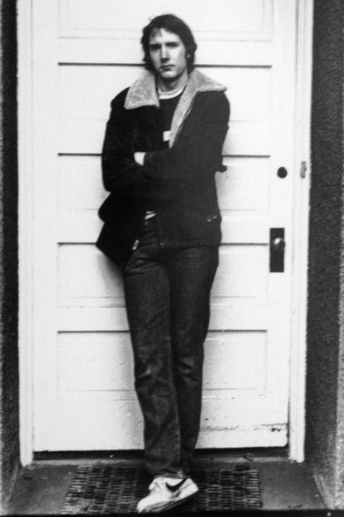 Trying to take myself seriously in art school, 1981.