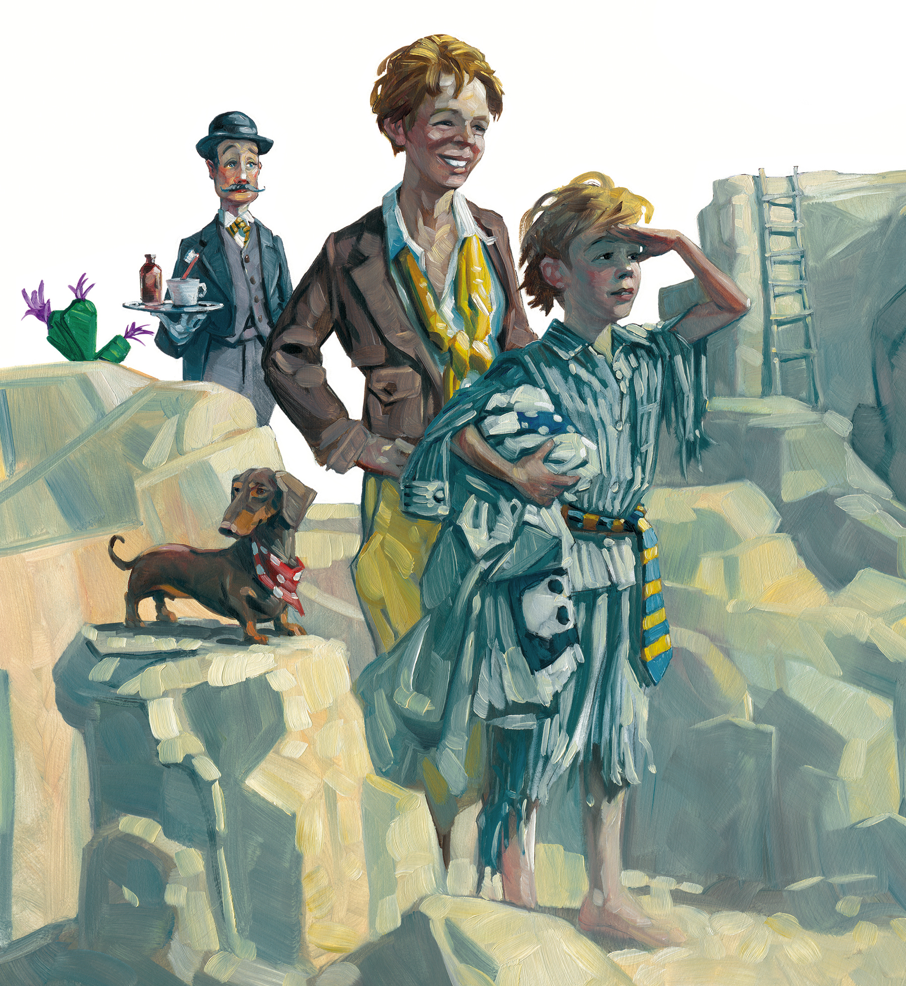 Amelia Earhart 18" wide. Oil on illustration board, 2011. $350 . Buy this painting.