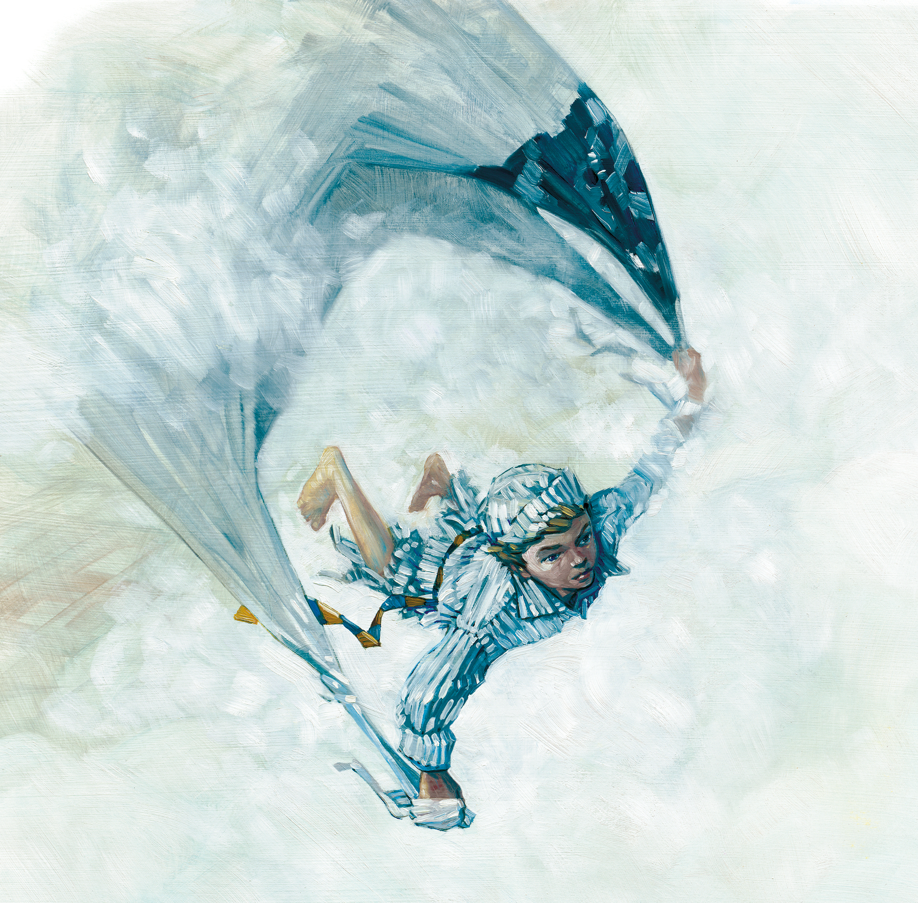 Flying Solo 12" wide. Oil on illustration board, 2011. $300 . Buy this painting.