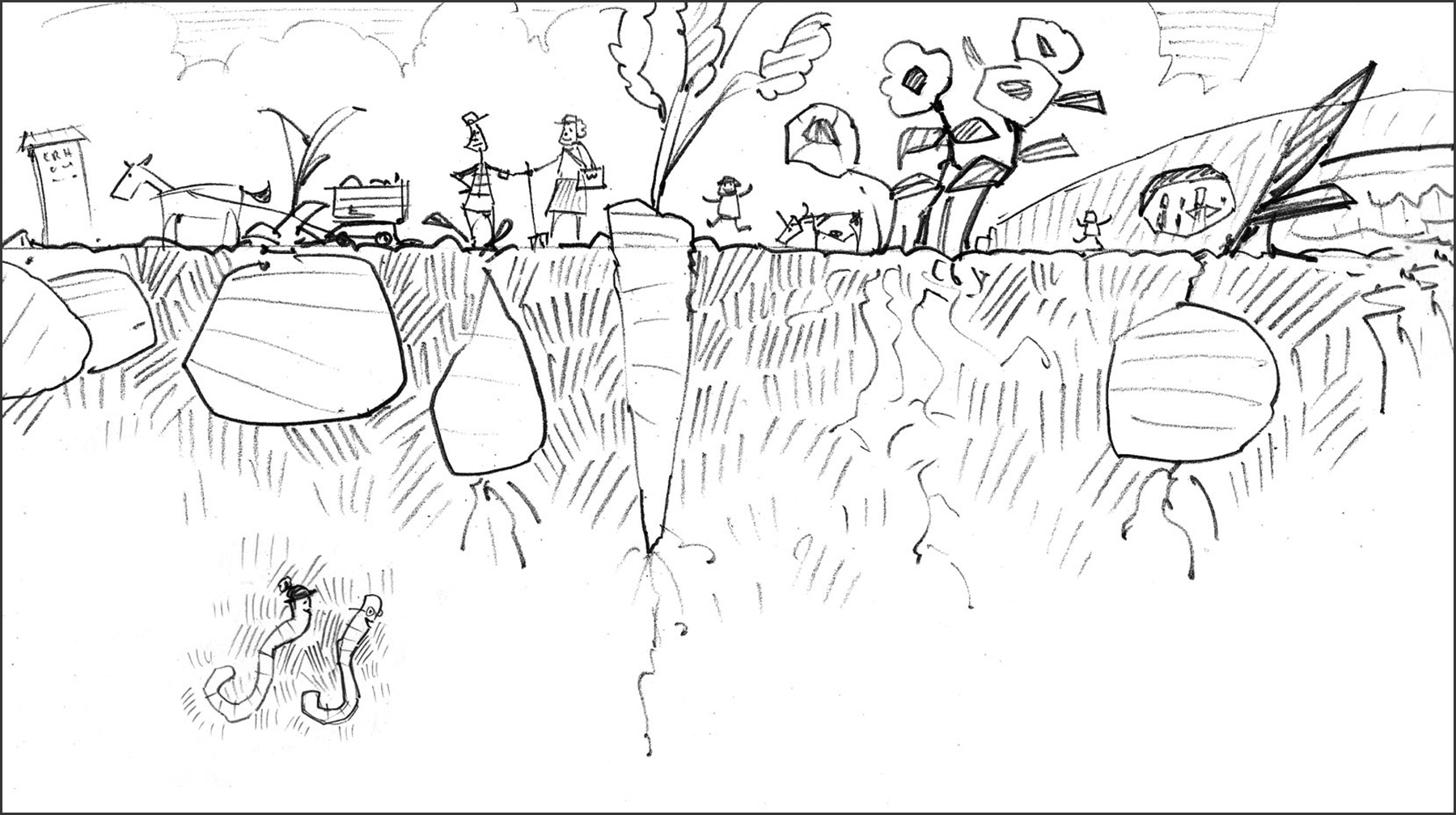 Sketch for Underground.