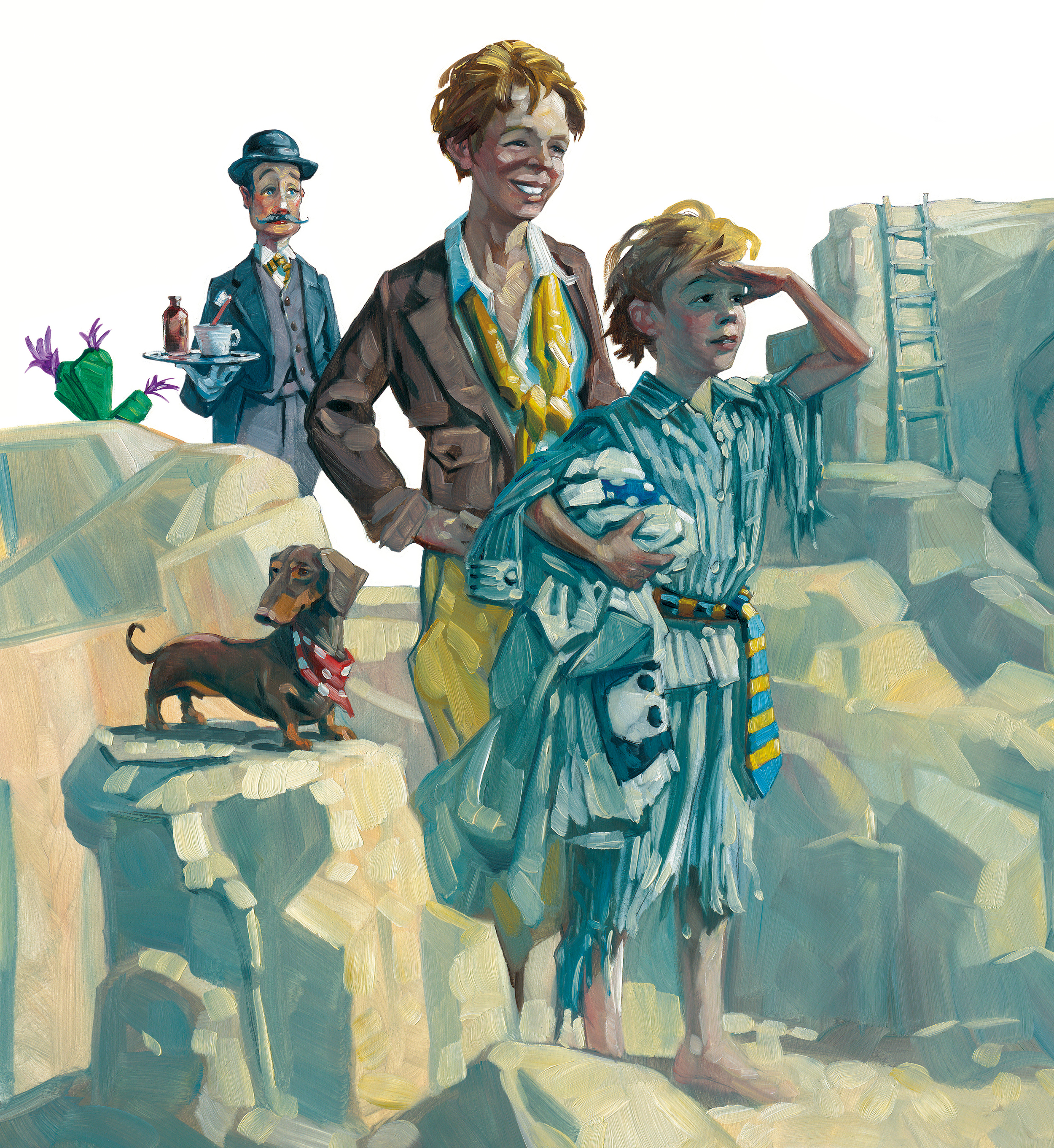 Amelia Earhart • Oil on illustration board