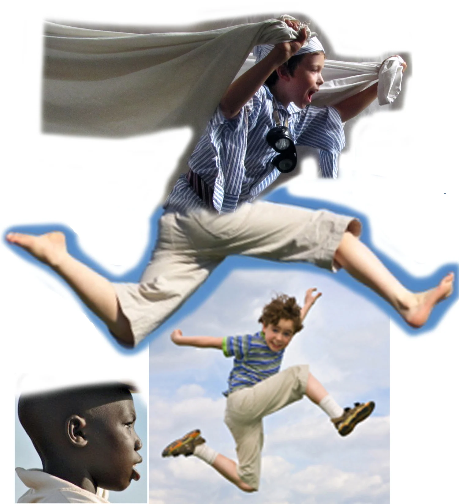 Reference photos for Leap of Faith . I normally don't need to take reference photos, since my usual style is not at all realistic.