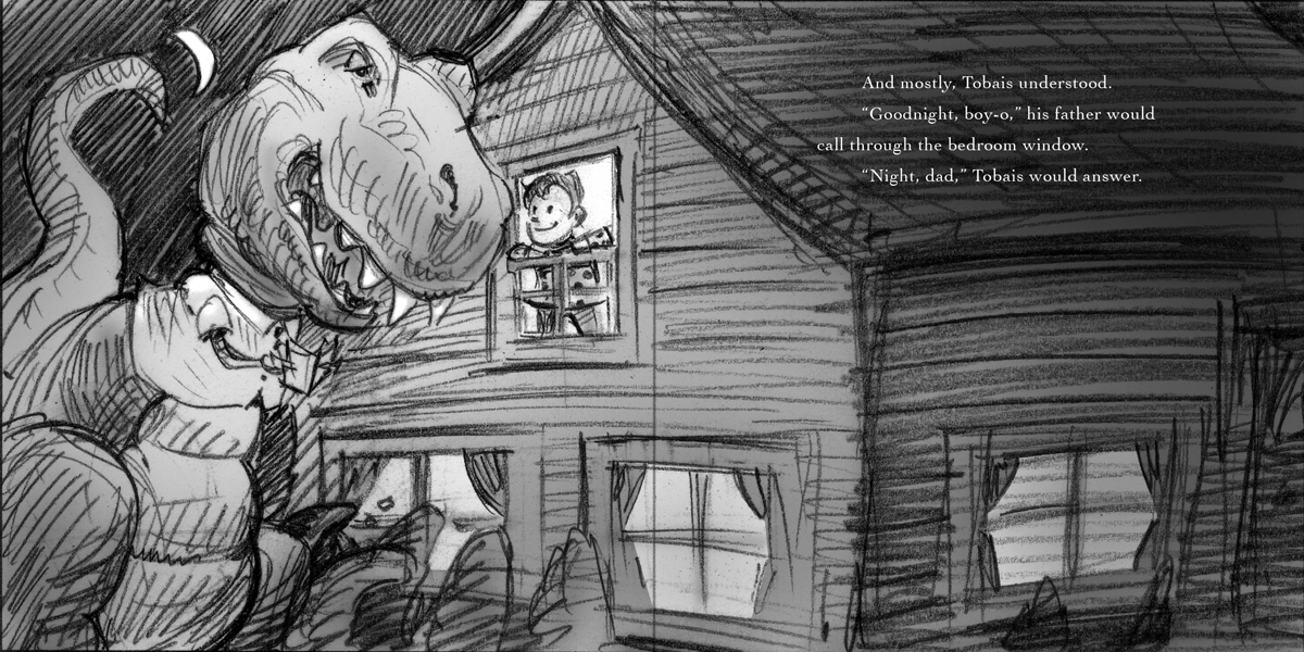 Final sketch for Bedtime Story.
