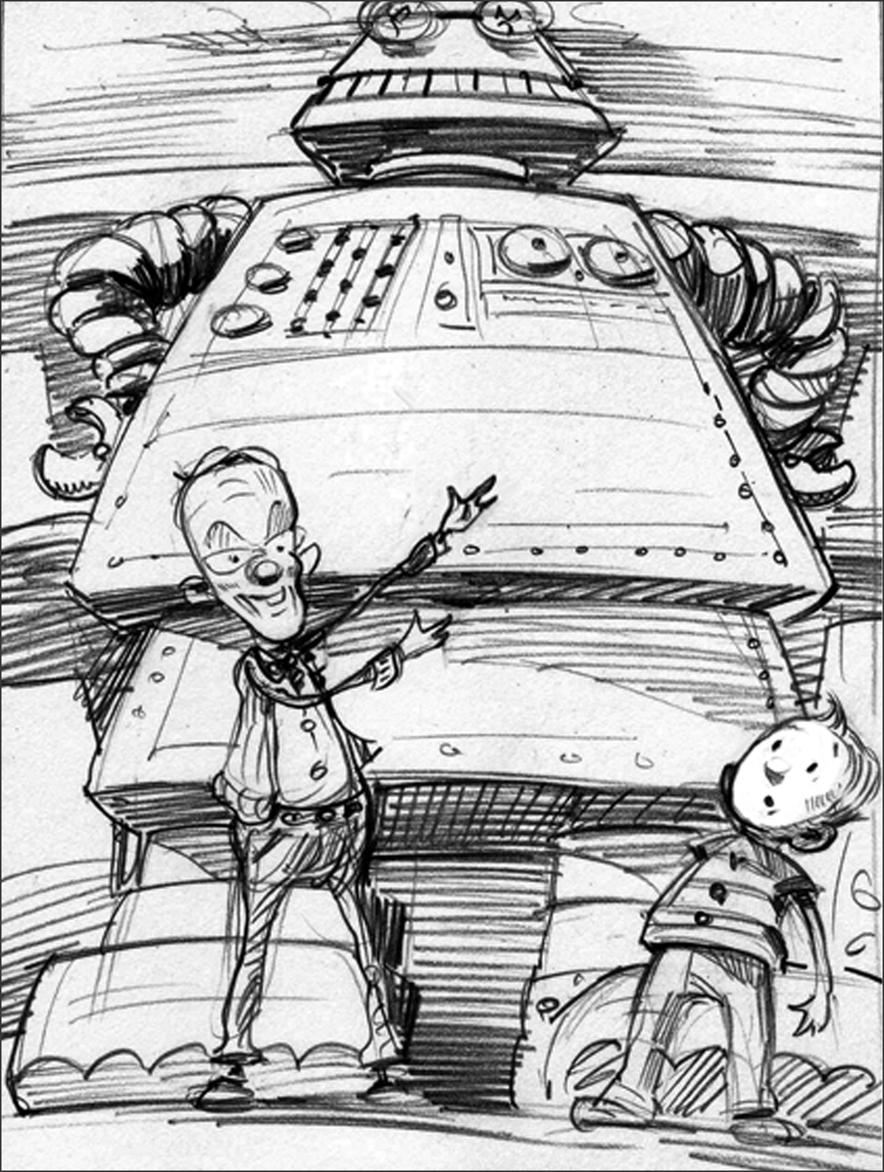 Sketch for Megabot.