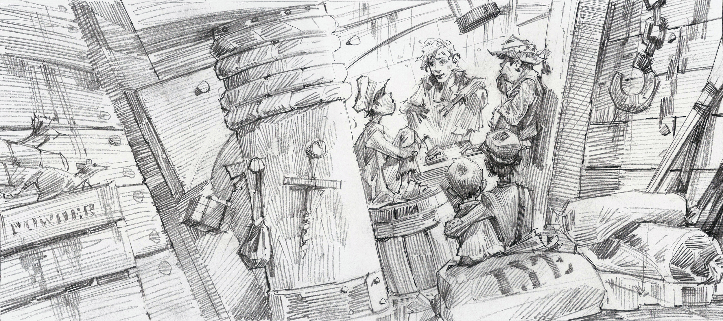 Sketch for The Hold.
