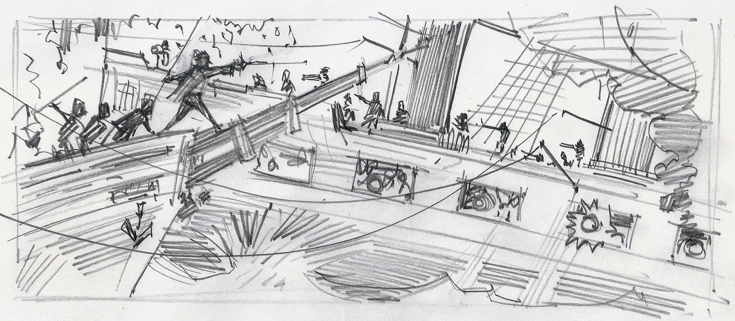 Sketch for Boarding Party.