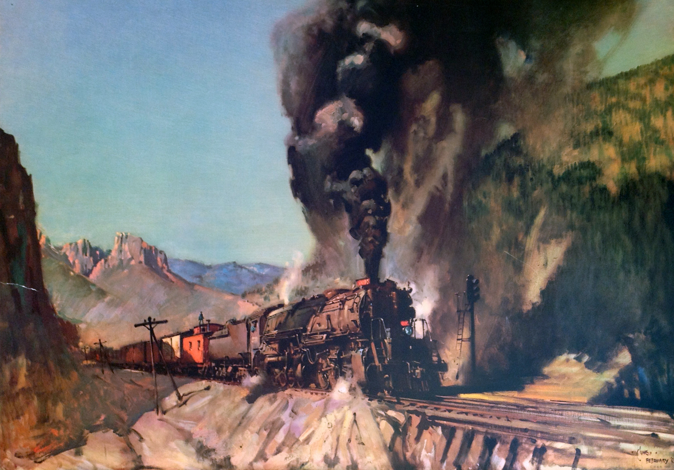 This isn't such a bad picture, if you really like trains. yet I felt it was missing something . . .