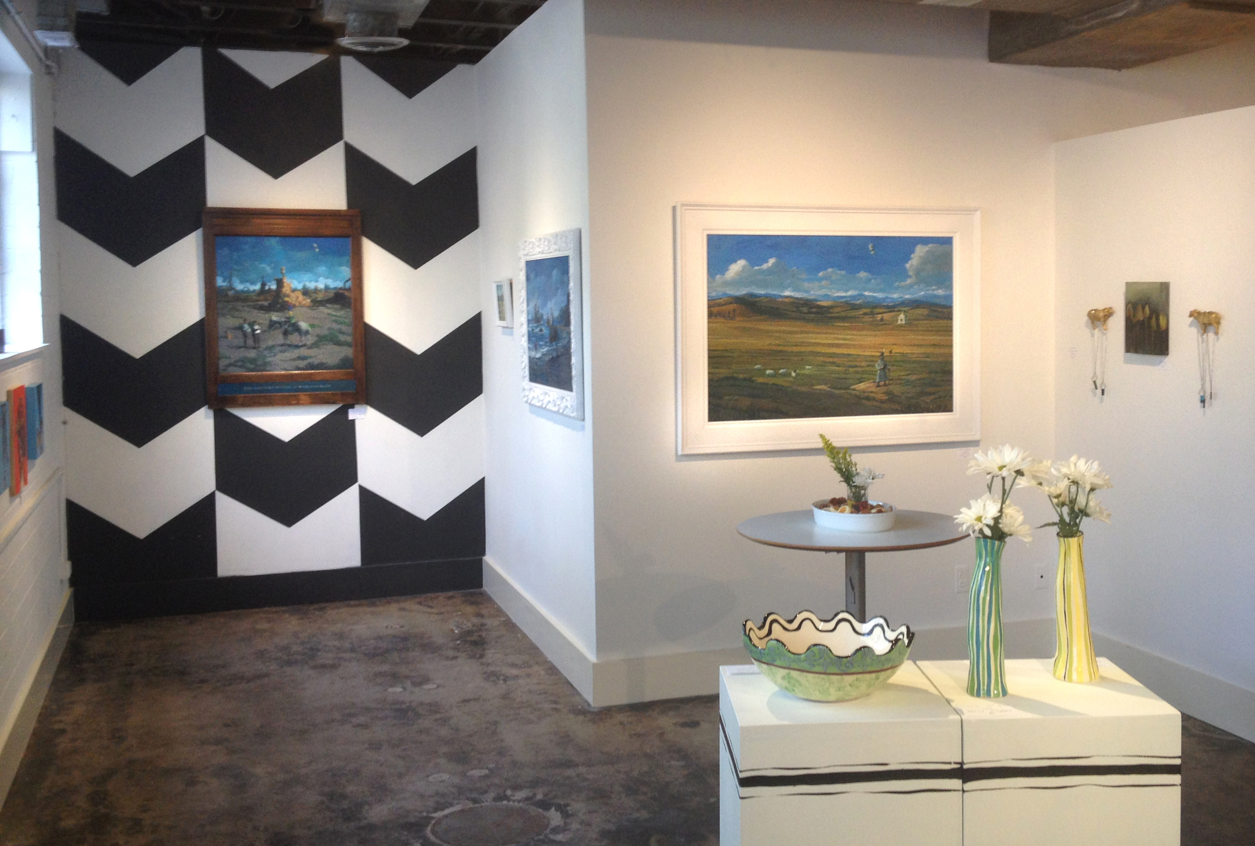 Gallery show at Studio K in Charlotte, NC.