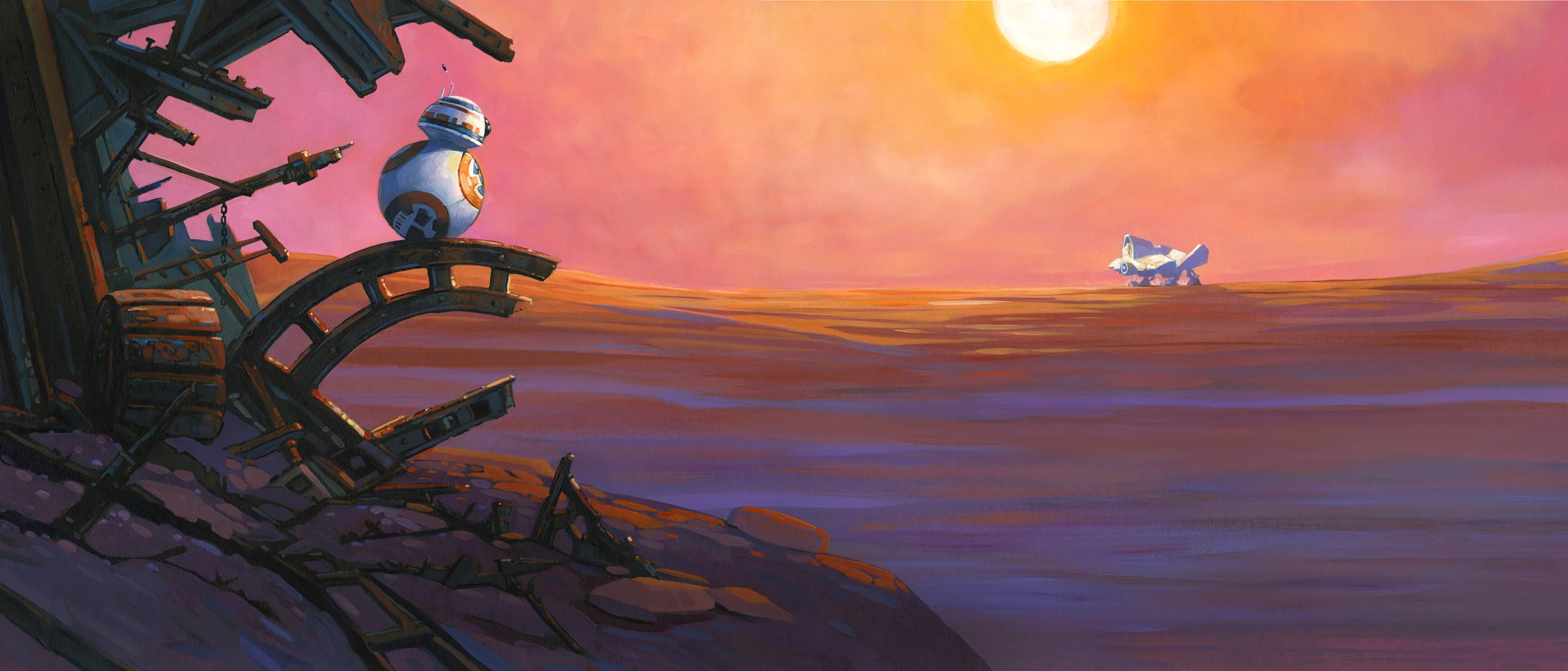 The Ship • Acrylic and Oil on illustration board