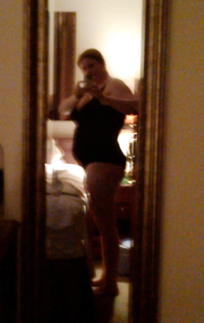 NOT pregnant - Insulin Resistance out of control - September 2013 - in my bathing suit at hotel