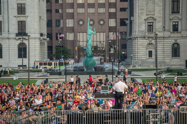 Ed Tomba, Deputy Chief of Cleveland Police was the featured speaker at our fifth event on August 8, 2014 as part of AHA! Cleveland Festival of Lights on Mall B downtown. 1,800 listeners heard his speech.