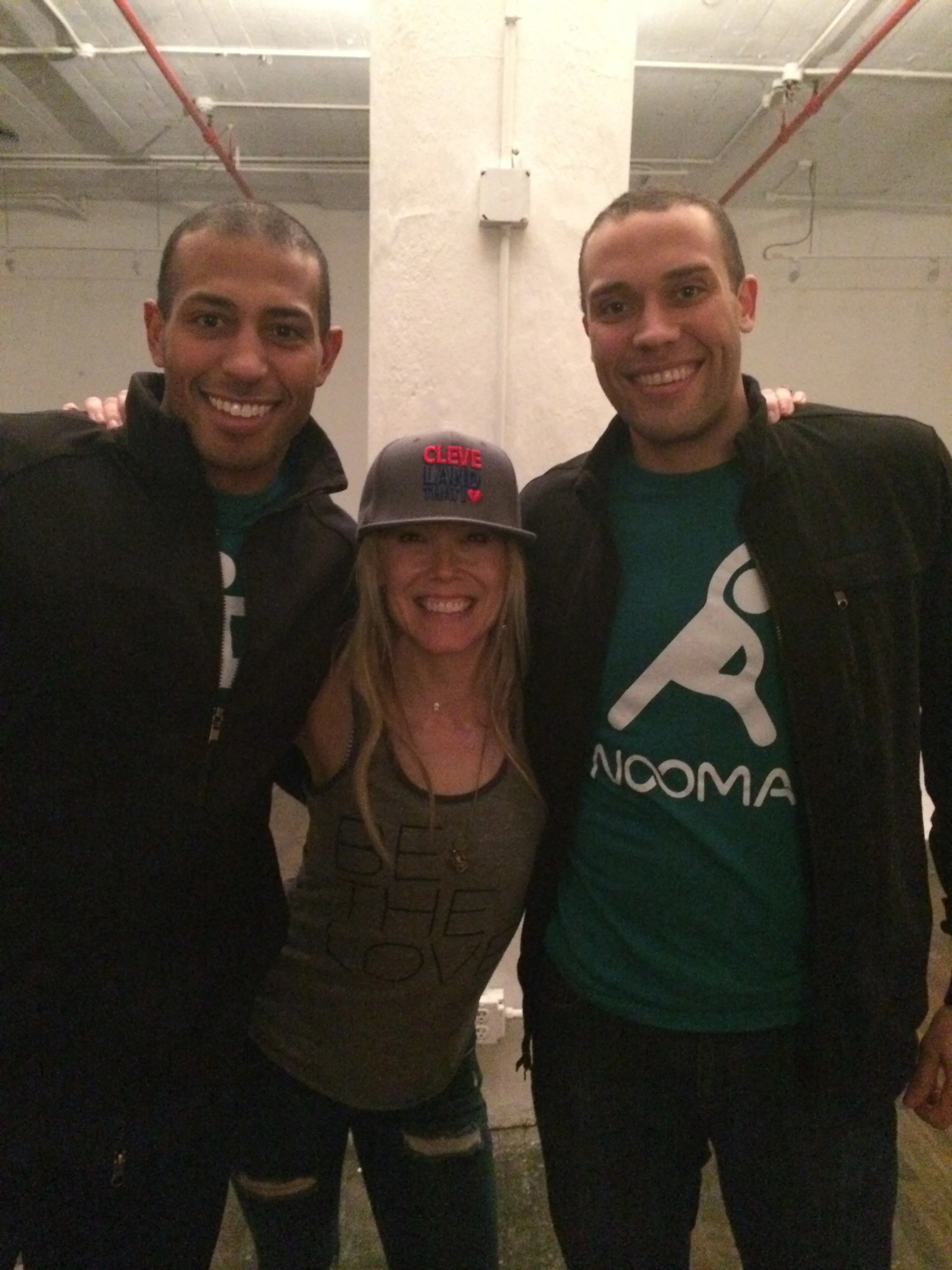 The Nooma guys with Tammy Lyons at Event #7, Pop Up at The James Douglas Studio