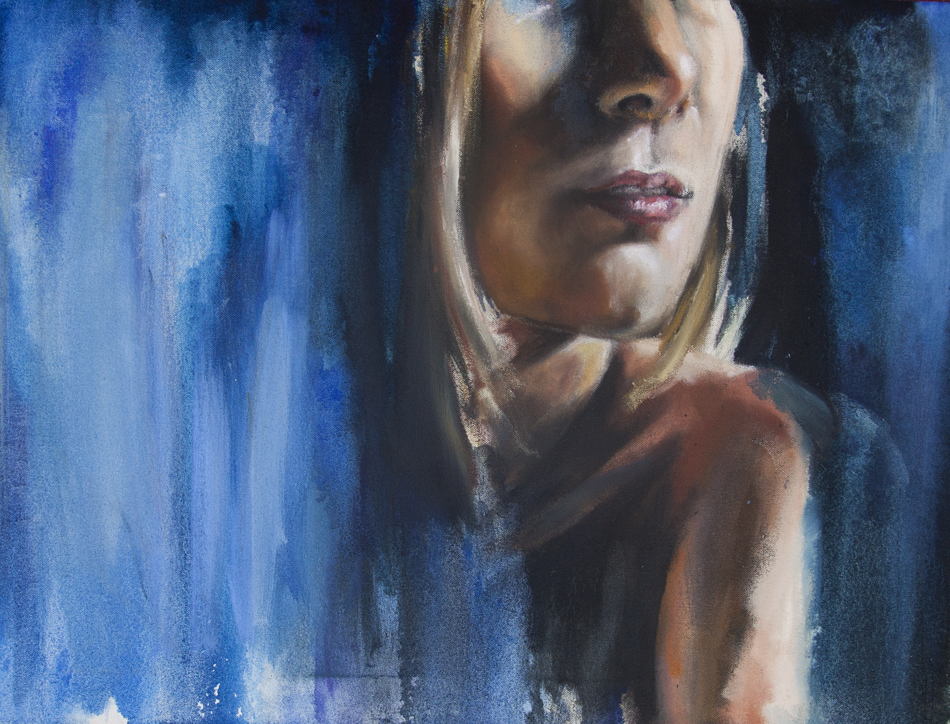   Profile Sketch,  2014  18" x 24" | Oil on canvas 