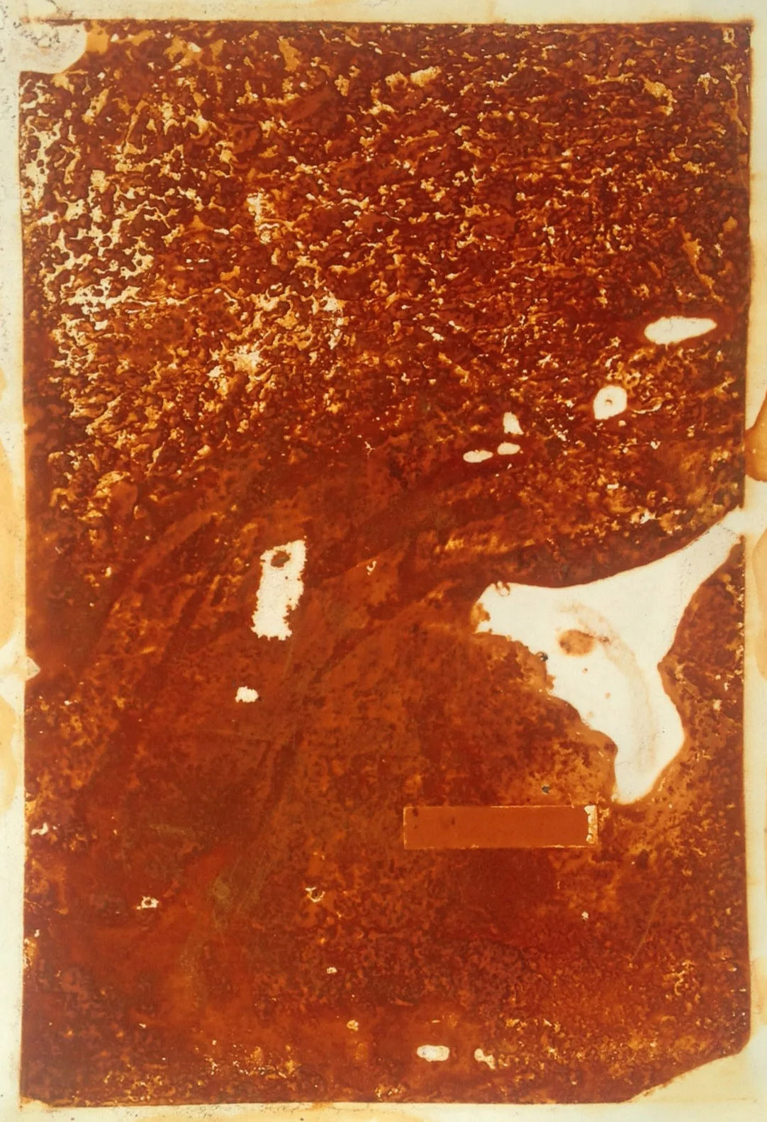 Steel Study II, 2015 Rust on paper