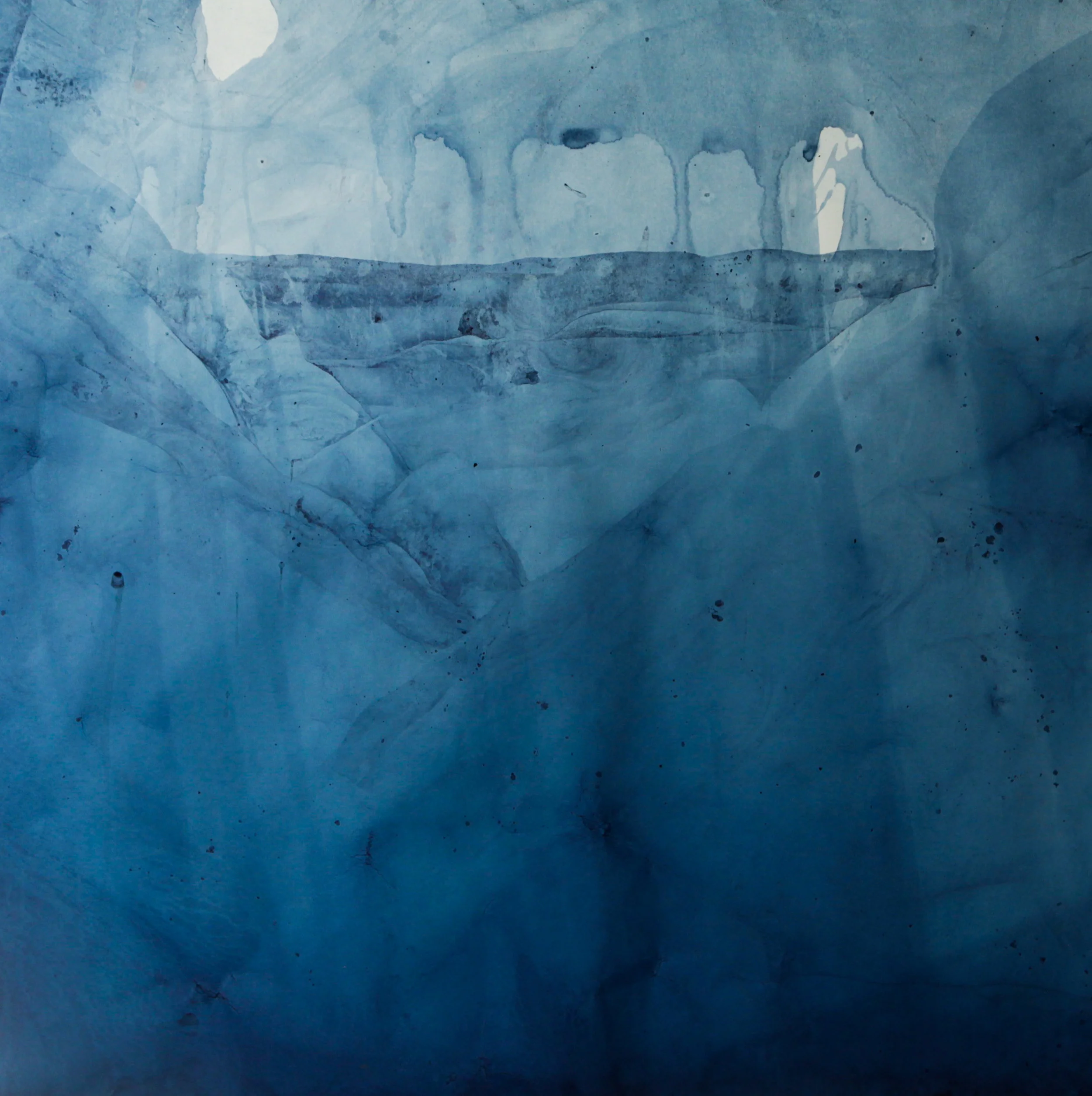 Fera Scape XI , 2017 20” x 30” | Indigo on paper