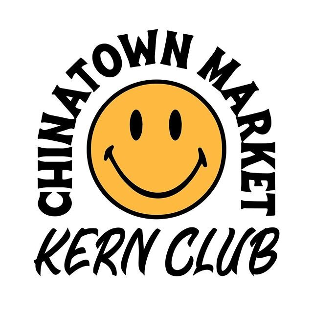 Hyped to share this new collab between @chinatownmarket and @kernclub.otf . Big thanks to @mikecherman @wahlidm and @samborghini__ . Go cop the fonts at www.kernclub.com and go cop the shirt at www.thechinatownmarket.com #kernclub