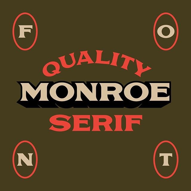 🌹 Monroe Serif is a new sharp and curvy font available at www.kernclub.com 🌹 #kernclub #fonttheworld @kernclub.otf