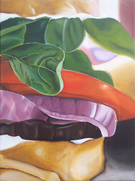 Veggie Burger Painting by AnaLu Tucci.jpg
