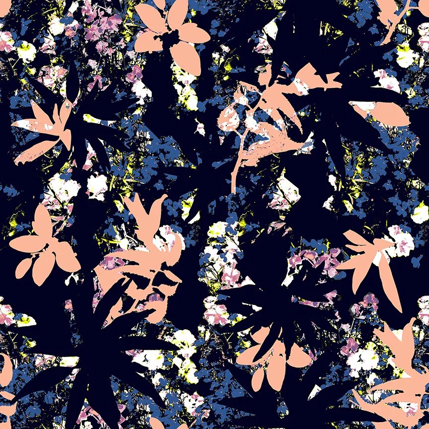 Nocturnal Tropical Print Ana Tucci Designs.JPG