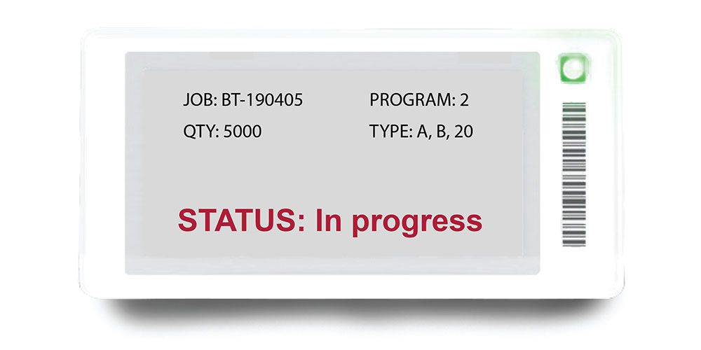 Example Electronic Shelf Label for manufacturing