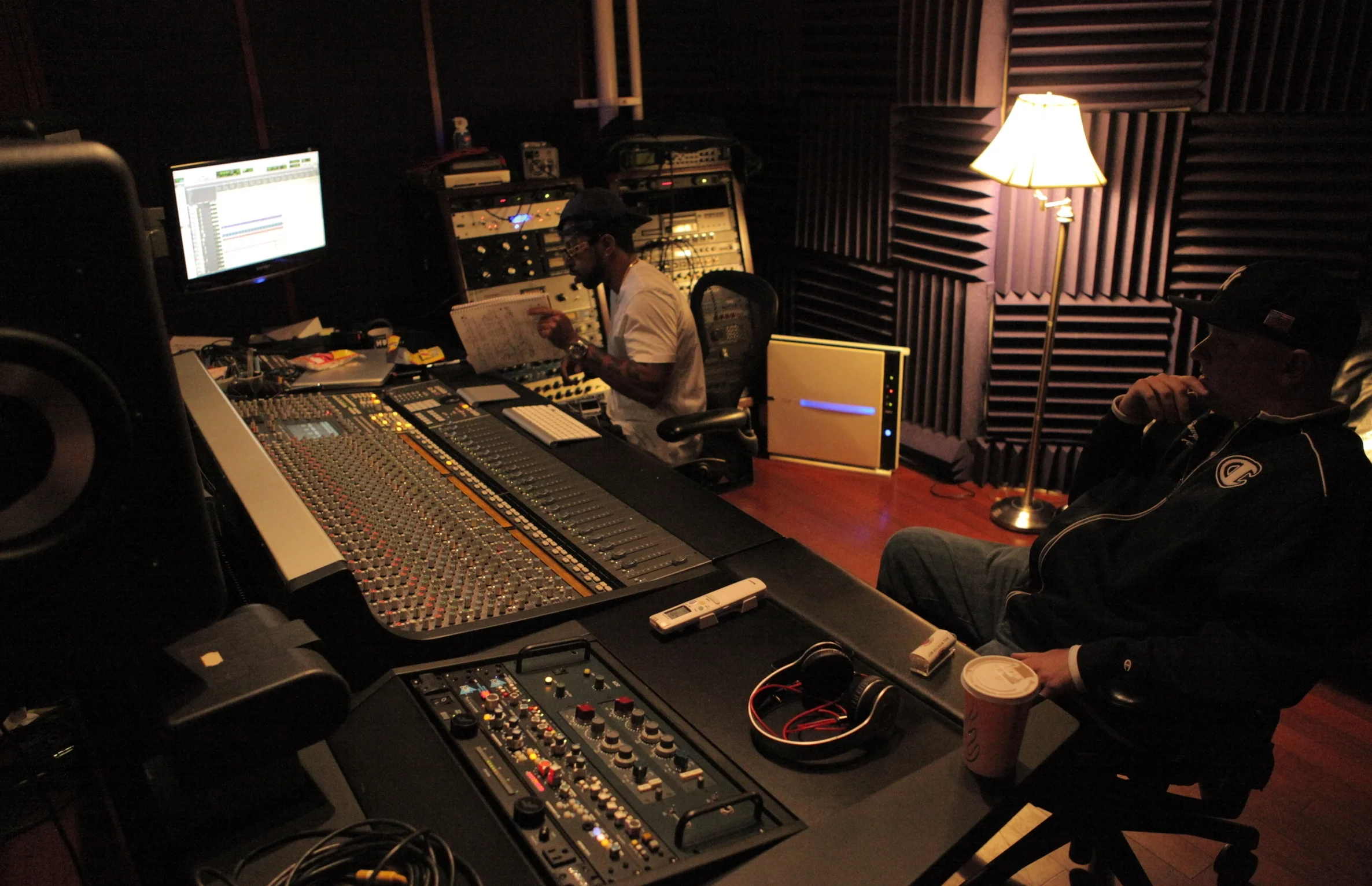 Workin' on "Wit No Pressure" wit Roc Marciano.