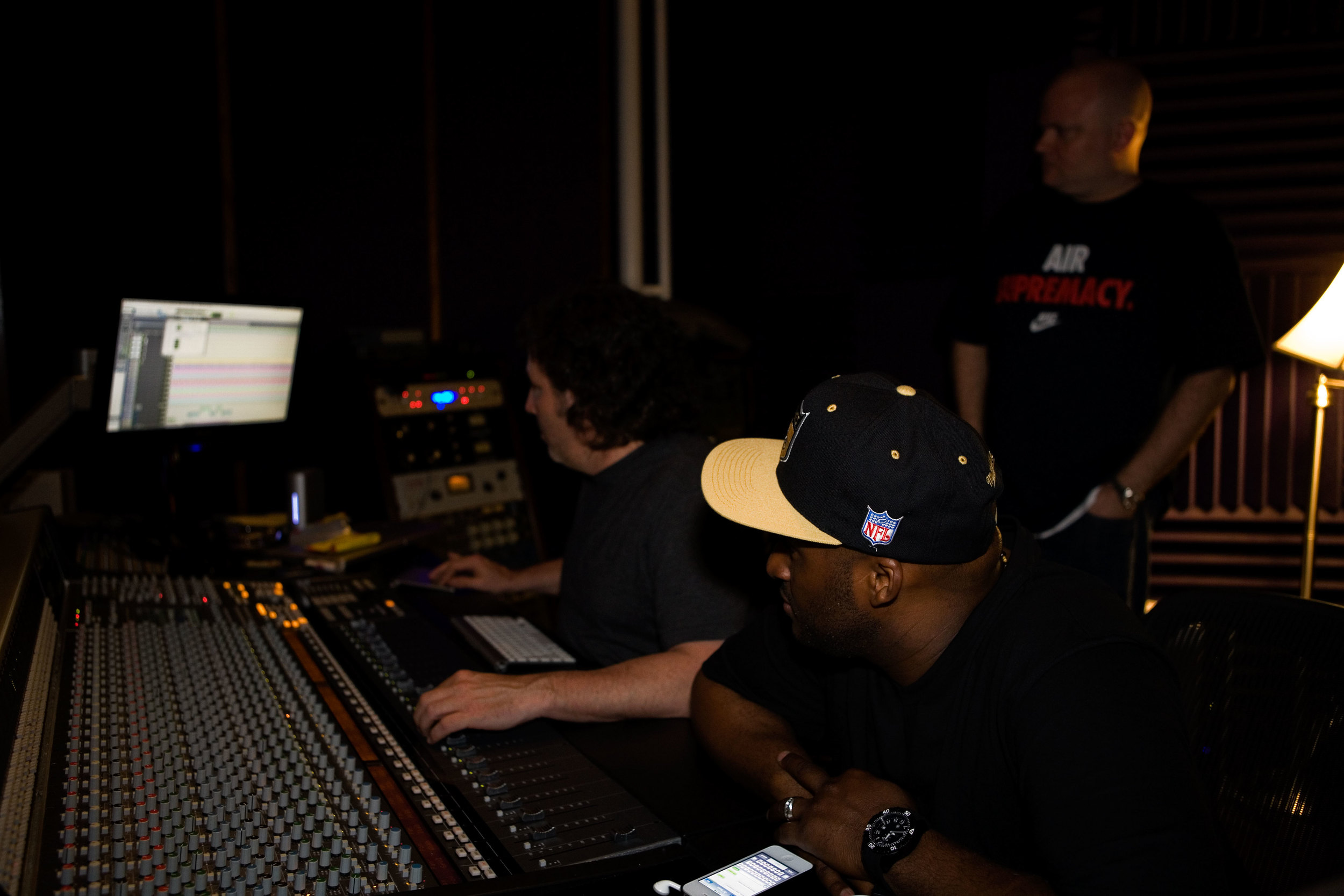 Working on "Study" with Rasheed Chappell.