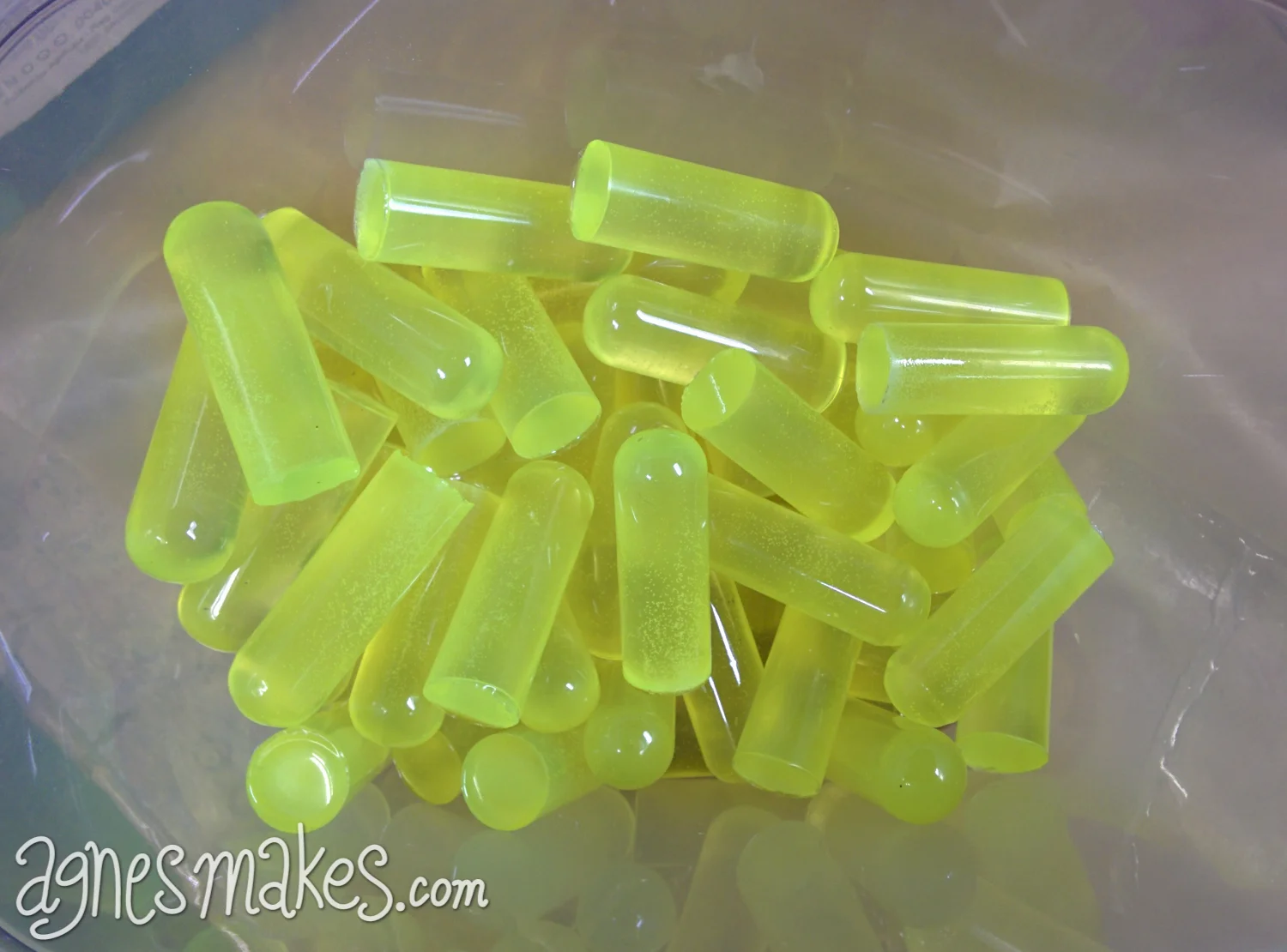 After an hour these puppies were ready to be released! The bottom of the mold was only a 1/4" of silicone so it was easy to flex the spots under each peg with my thumbs, they would pop out about 3/4" and a handy pair of pliers took care of the rest