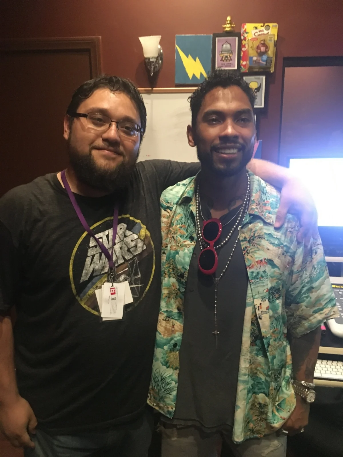 miguel visiting the Studio (Copy)