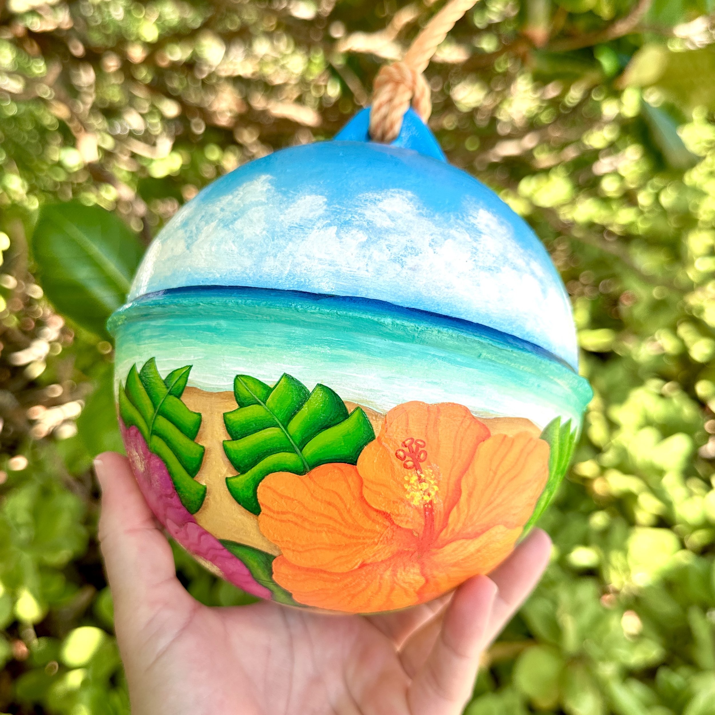 TROPICAL BEACH MEDIUM ROUND FISHING FLOAT