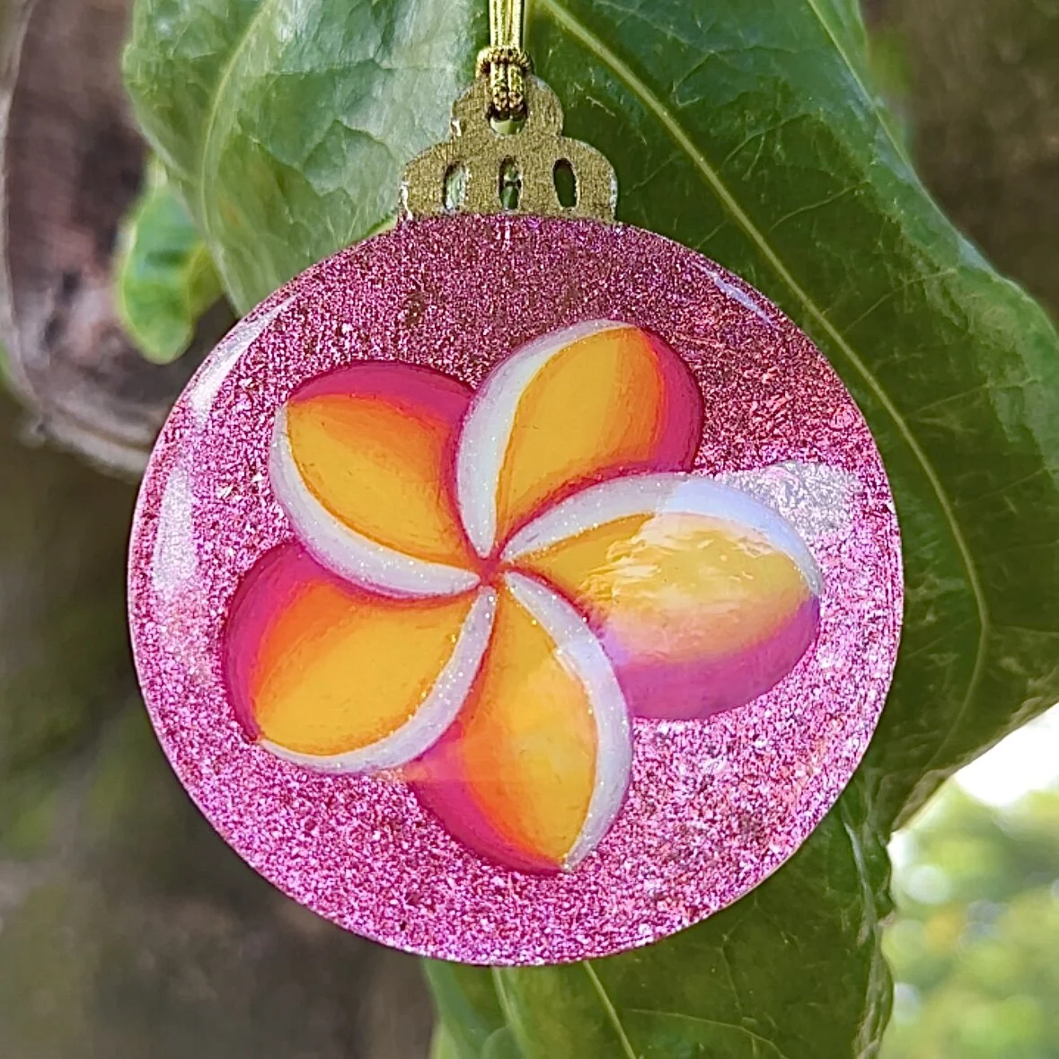 2023 Christmas Ornament - The Foil Collection: Rose Pink