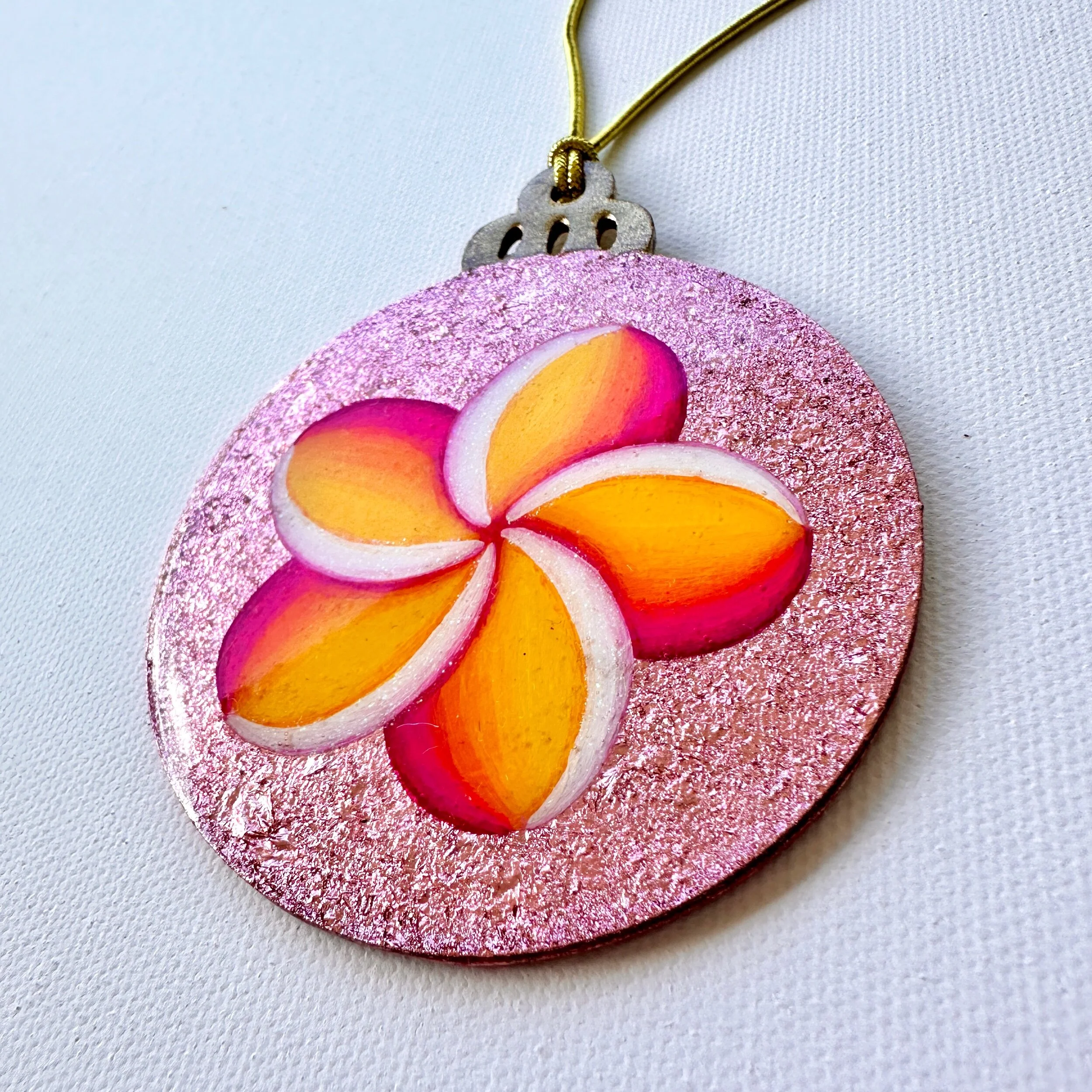 2023 Christmas Ornament - The Foil Collection: Light Pink