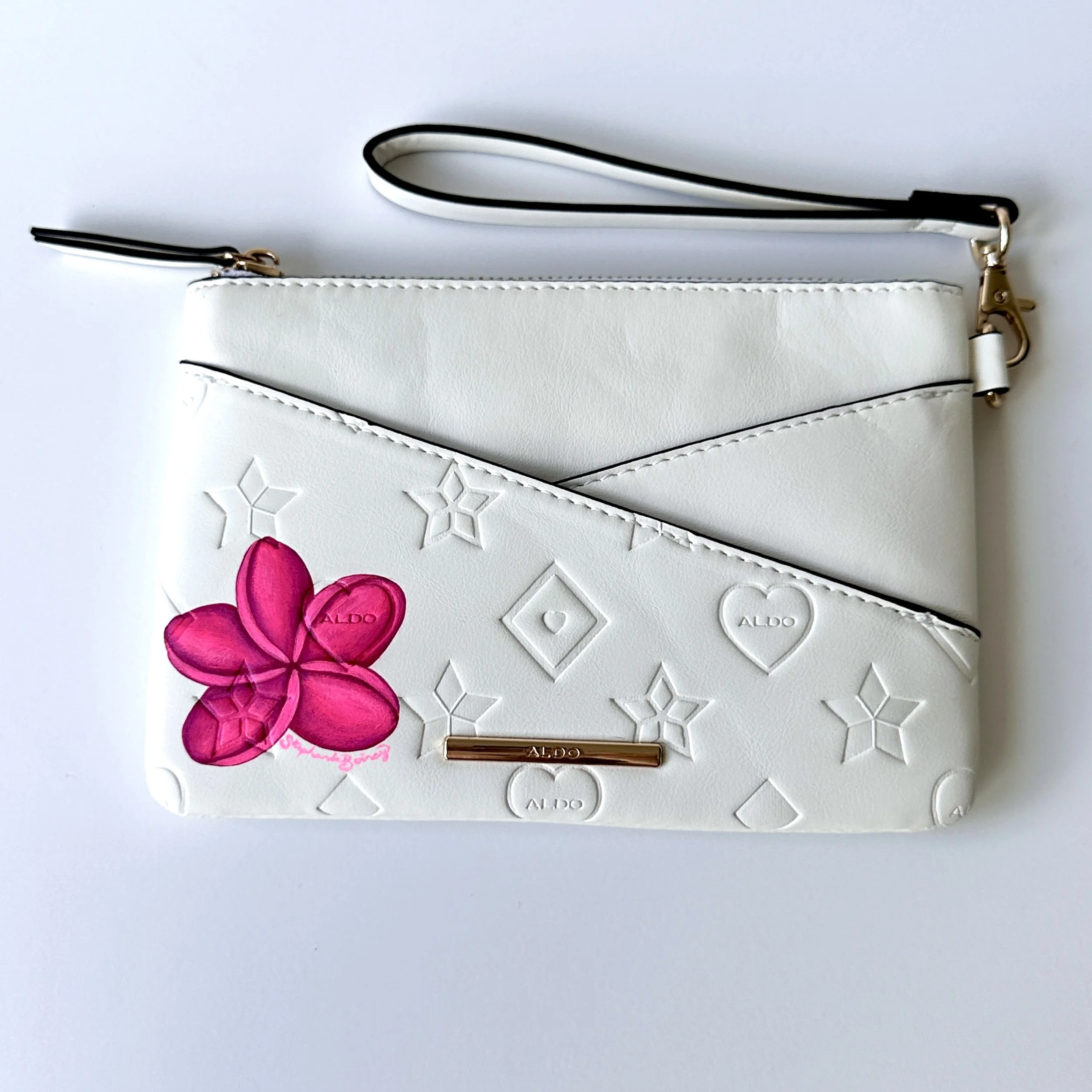 White ALDO Clutch