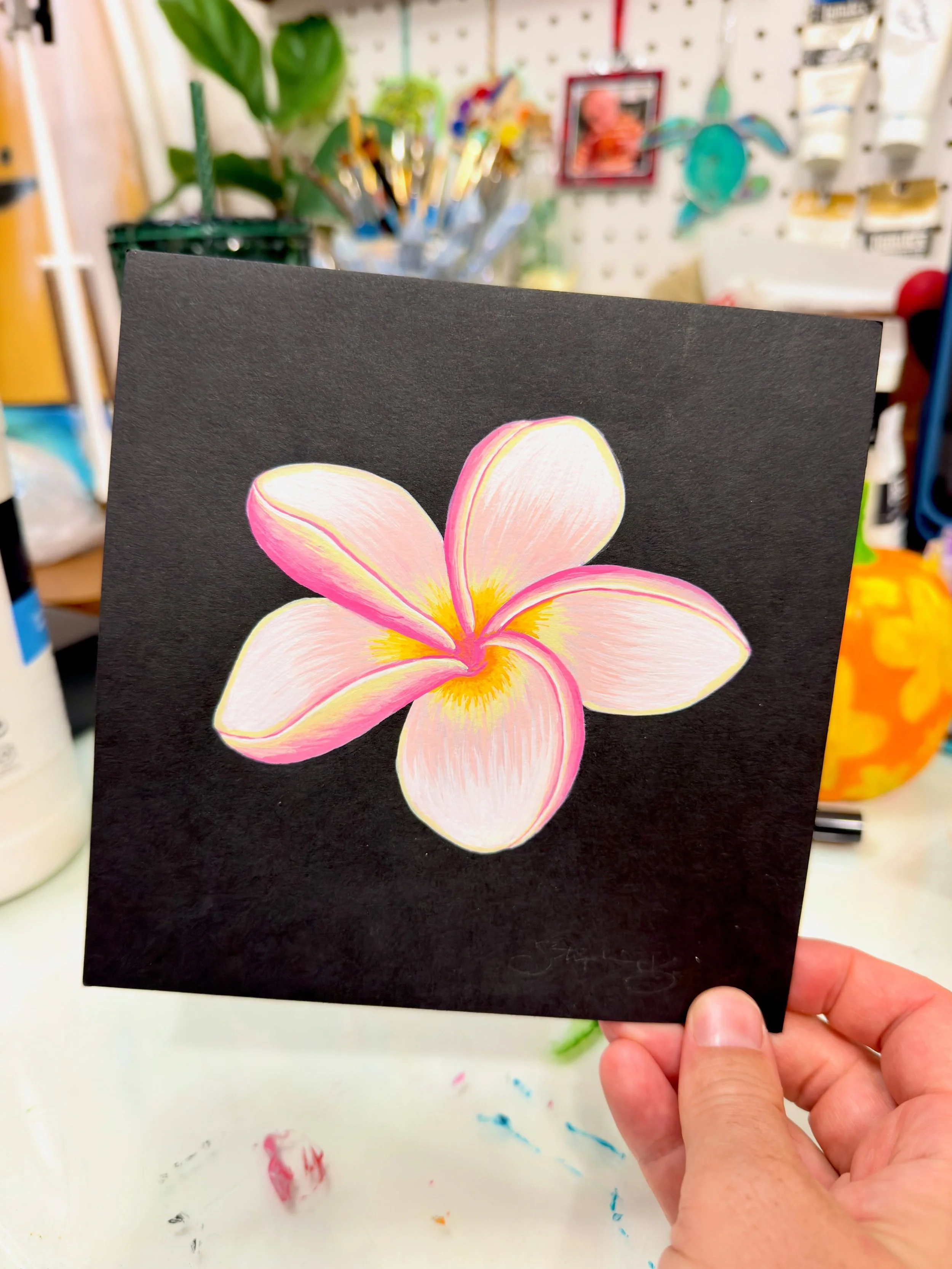 I love how soft this one came out 😍🌸🩷🧡💛 

I&rsquo;ll add these to my shop in the next day or so, with a Monday Oct 19th, 8 am HST update. 

Newsletter Subscribers get early access, so sign up on my website if you want first dibs Monday morning! 
