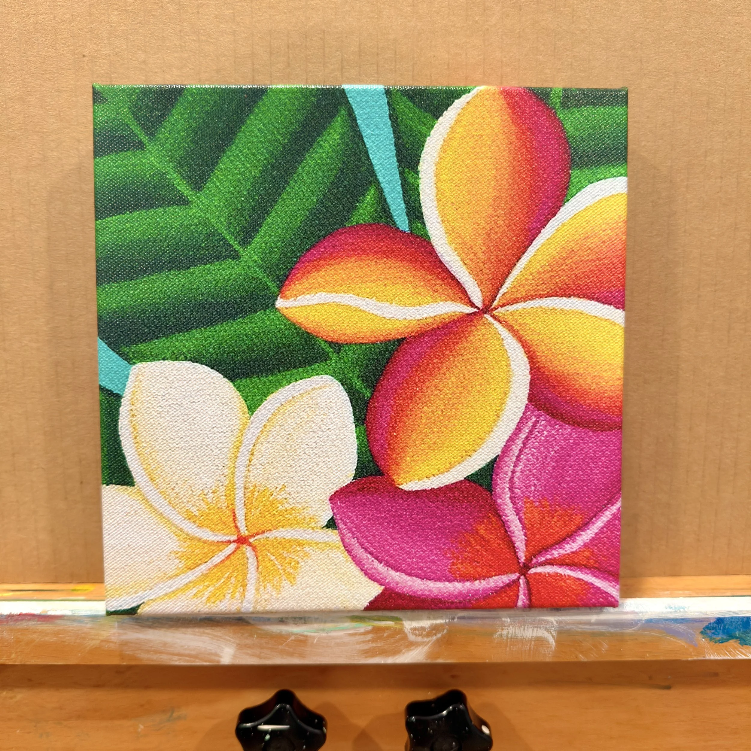 Three Pretty Plumerias