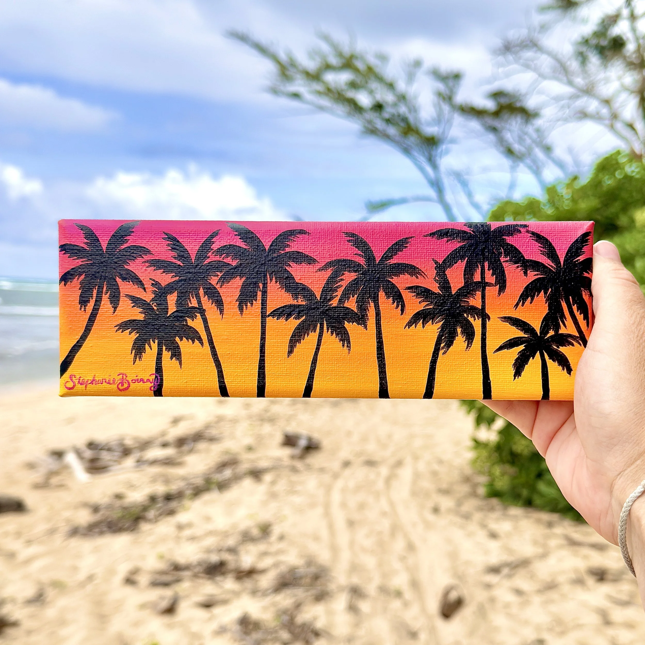 New! Sunset Palms #2