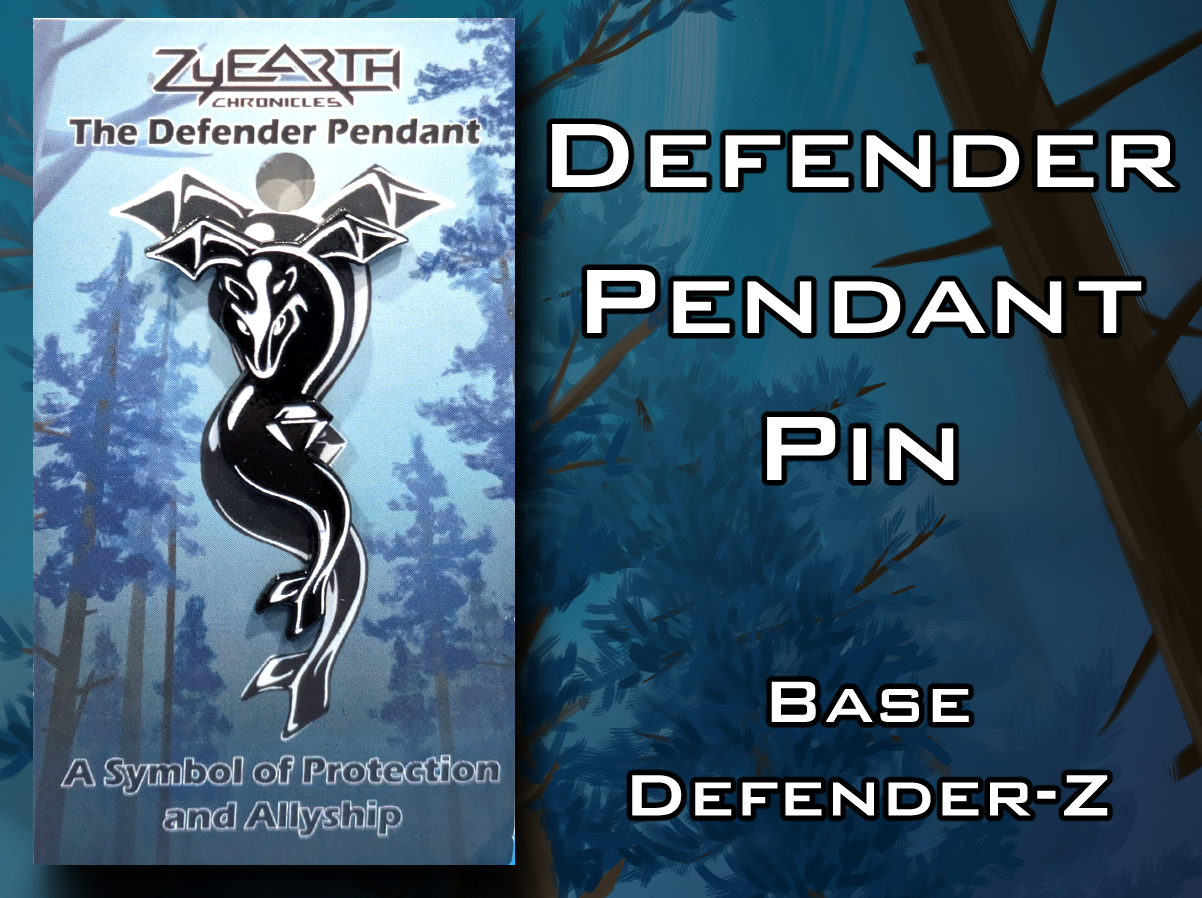 Defender Pendant Pin — Zyearth Chronicles