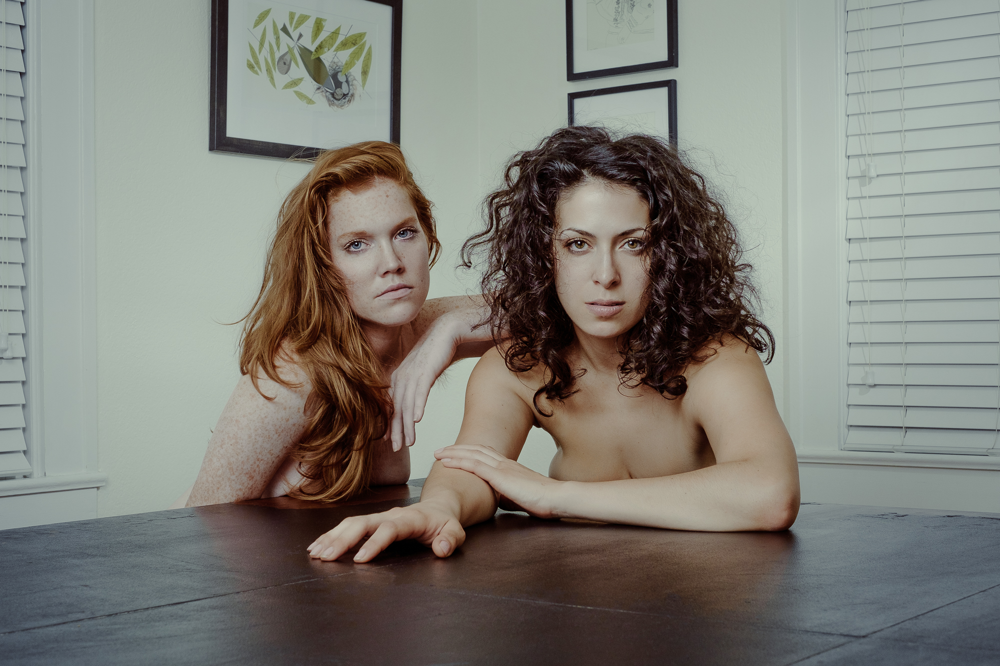 Ariane Cassidy and Hannah at the Table