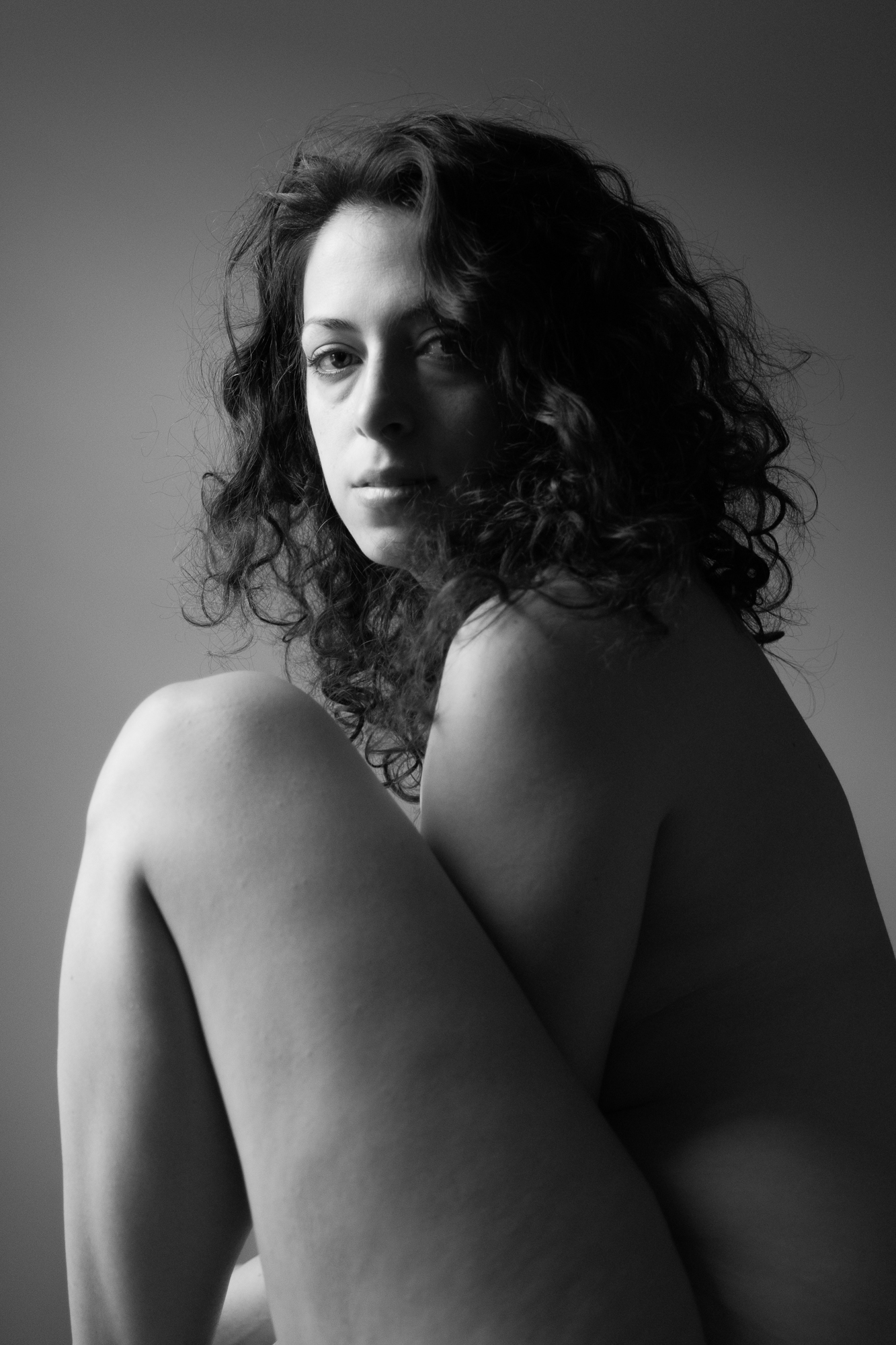 A Portrait of Hannah while she was Getting out of Bed