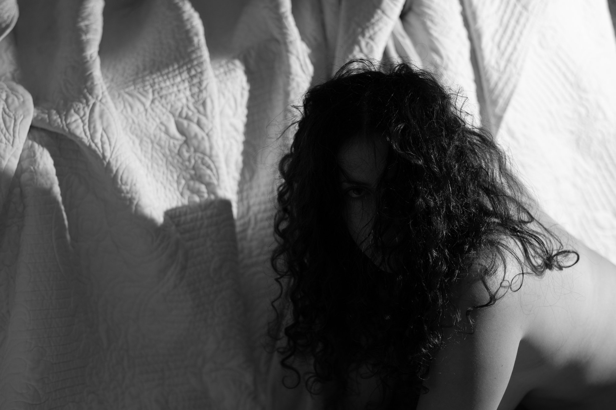 Hannah by the Bed