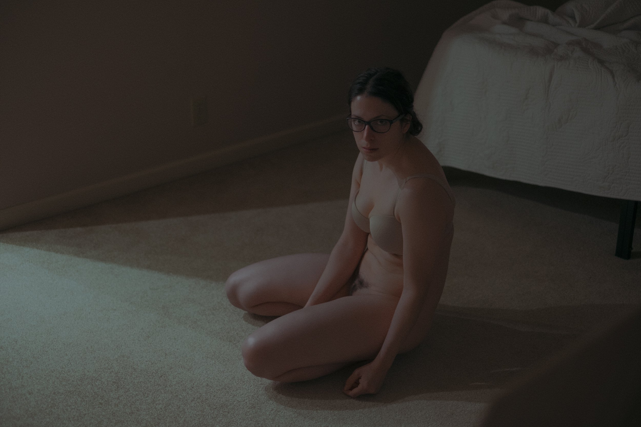 Hannah Kneeling on the Floor