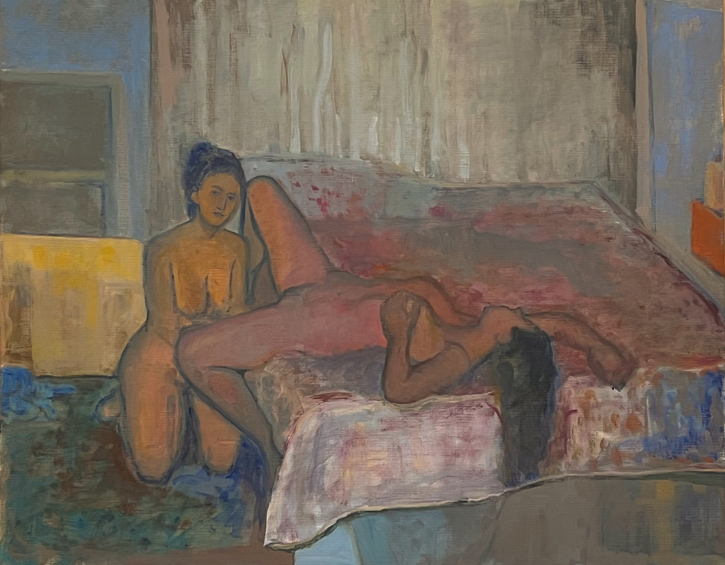 Two Figures in the Bedroom