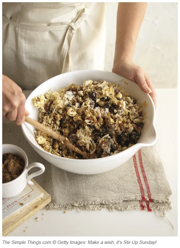 Stir-Up Sunday: Mixing bowl ready, Christmas is on its way!